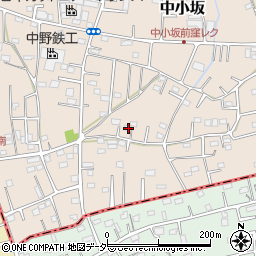 埼玉県坂戸市中小坂771-4周辺の地図