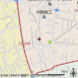 埼玉県坂戸市中小坂891周辺の地図