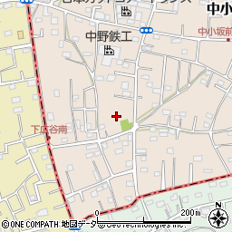 埼玉県坂戸市中小坂897-9周辺の地図