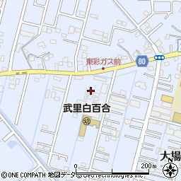 埼玉県春日部市大場204周辺の地図
