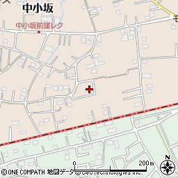 埼玉県坂戸市中小坂811-31周辺の地図