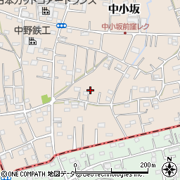 埼玉県坂戸市中小坂771周辺の地図