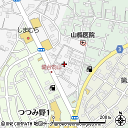 千葉県野田市堤台34周辺の地図
