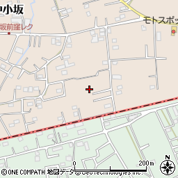 埼玉県坂戸市中小坂801-1周辺の地図