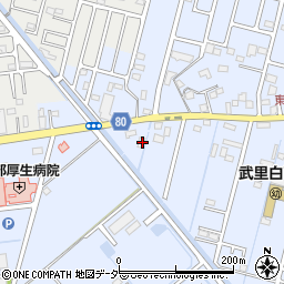 埼玉県春日部市大場51周辺の地図