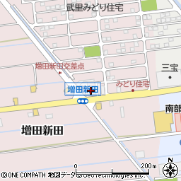 埼玉県春日部市増田新田390周辺の地図