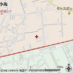 埼玉県坂戸市中小坂801-3周辺の地図