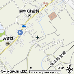 埼玉県坂戸市浅羽1176周辺の地図