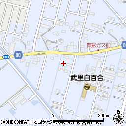 埼玉県春日部市大場184周辺の地図