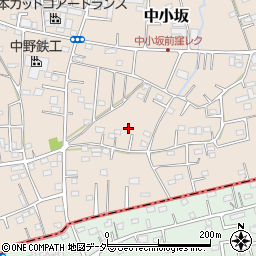 埼玉県坂戸市中小坂771-1周辺の地図