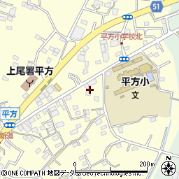 埼玉県上尾市平方1327周辺の地図