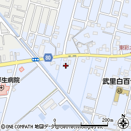 埼玉県春日部市大場113周辺の地図