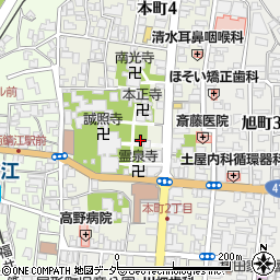 福井県鯖江市本町周辺の地図