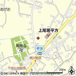 埼玉県上尾市平方1724-1周辺の地図