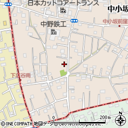 埼玉県坂戸市中小坂899-31周辺の地図