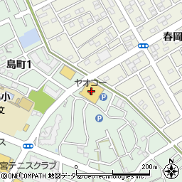 ヤオコー大宮島町店周辺の地図