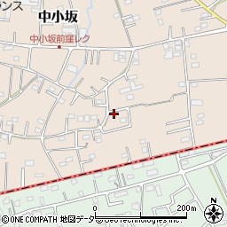 埼玉県坂戸市中小坂811-3周辺の地図