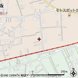 埼玉県坂戸市中小坂801-5周辺の地図