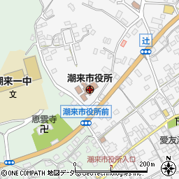 茨城県潮来市周辺の地図