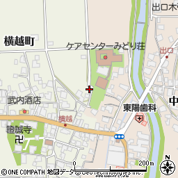 福井県鯖江市横越町24-6周辺の地図