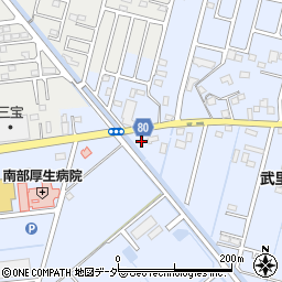 埼玉県春日部市大場53周辺の地図