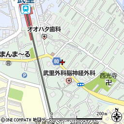埼玉県春日部市大畑246周辺の地図