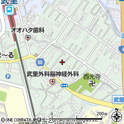 埼玉県春日部市大畑202周辺の地図