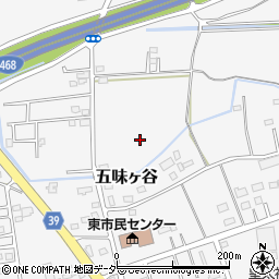 埼玉県鶴ヶ島市五味ヶ谷周辺の地図