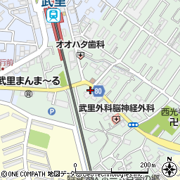 埼玉県春日部市大畑433周辺の地図