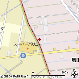 埼玉県春日部市増田新田72周辺の地図
