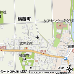 福井県鯖江市横越町22-59周辺の地図