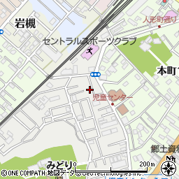 飯塚人形周辺の地図