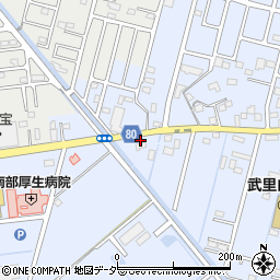 埼玉県春日部市大場48周辺の地図