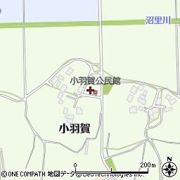 茨城県稲敷市小羽賀232周辺の地図