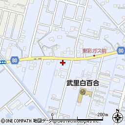 埼玉県春日部市大場188周辺の地図