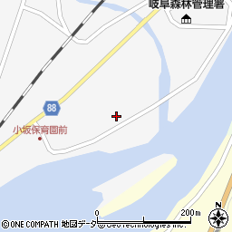 岐阜県下呂市小坂町大島周辺の地図