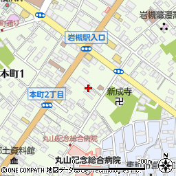 金子錦心堂周辺の地図