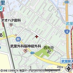 埼玉県春日部市大畑201周辺の地図