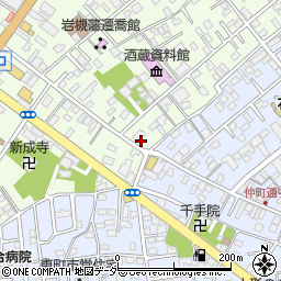 横田輪店周辺の地図