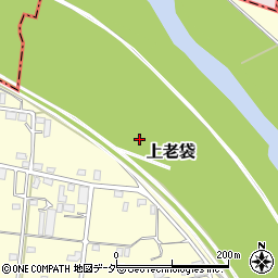 埼玉県川越市上老袋周辺の地図