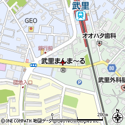 埼玉県春日部市大畑318周辺の地図