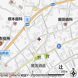 茨城県潮来市辻248-2周辺の地図