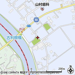埼玉県春日部市赤沼212周辺の地図