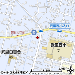 埼玉県春日部市大場742周辺の地図