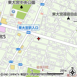 カギの１１０番救急車見沼・東大宮・御蔵周辺の地図