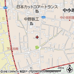 埼玉県坂戸市中小坂899-27周辺の地図