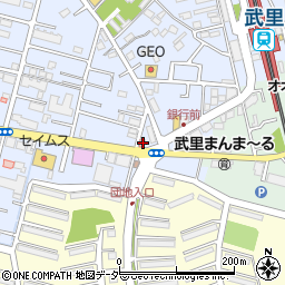 埼玉県春日部市大場1292周辺の地図