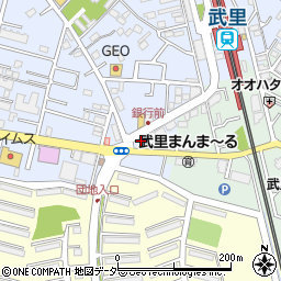 埼玉県春日部市大場1051周辺の地図