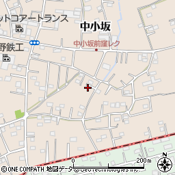 埼玉県坂戸市中小坂779-22周辺の地図