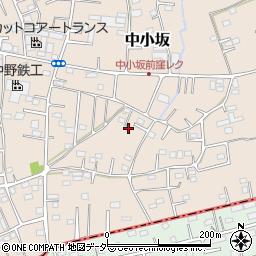 埼玉県坂戸市中小坂779-8周辺の地図